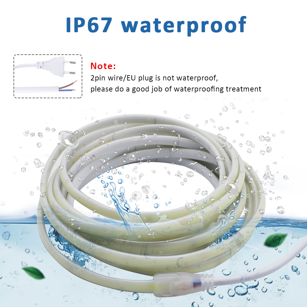 Outdoor Lighting Extension Cord - 220V IP67 Wasserdichte COB Led Streifen
