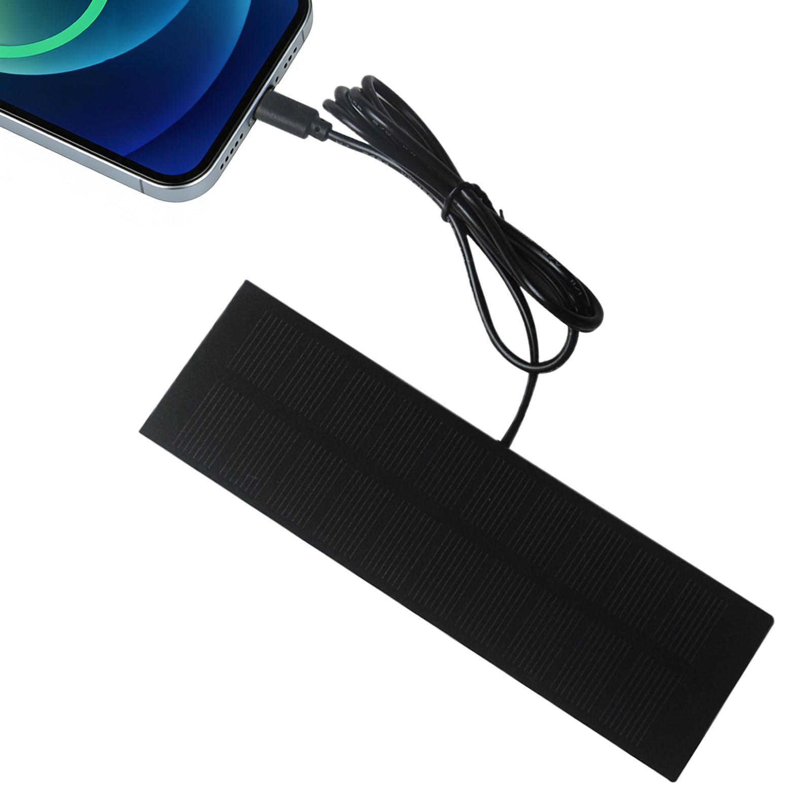 Photocell Outdoor Lighting - 5W 5V Tragbares Solarpanel USB-Solarladegerät für