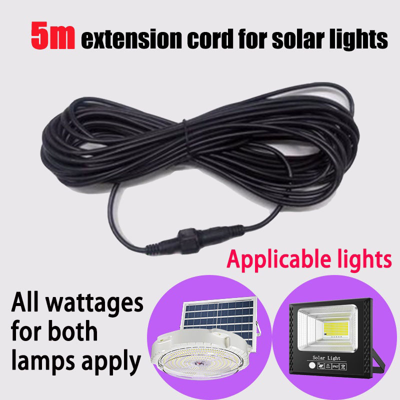 Outdoor Lighting Extension Cord - 5 m Doppel loch Stecker Led