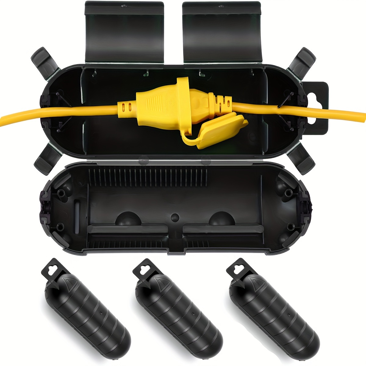 Outdoor Lighting Extension Cord - Sicherheitsabdeckungen für Außenverlängerungskabel, Elektrische Anschlussdose für