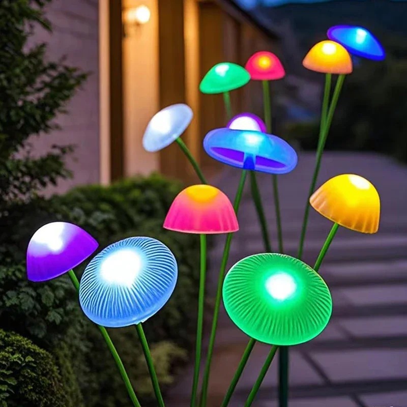 Outdoor Lighting Jellyfish - Solar Quallen Lichter Außenterrasse Landschaft Glasfaser