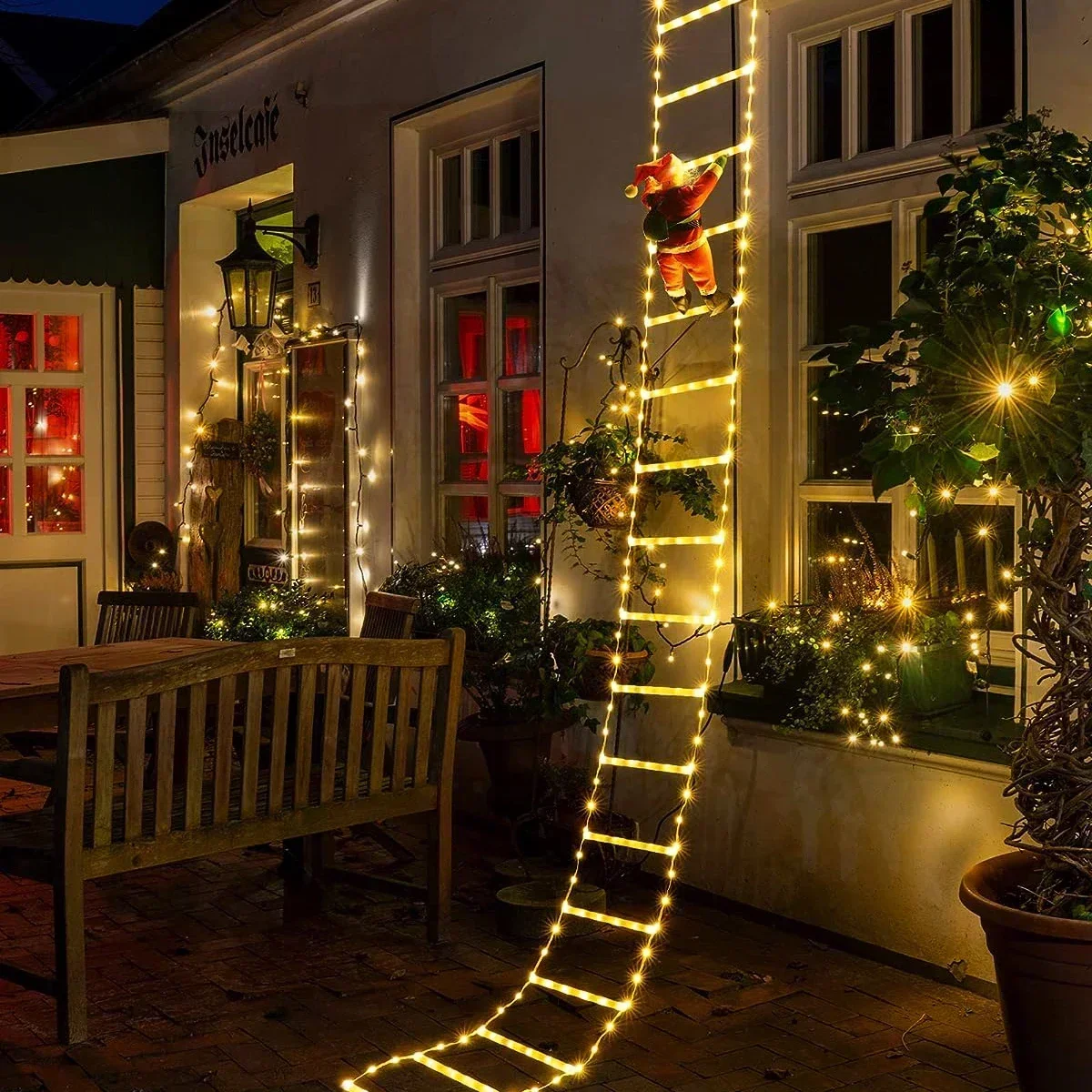 LED-Leiter Licht für Weihnacht – Outdoor Lighting Xmas Bewertung und Preis