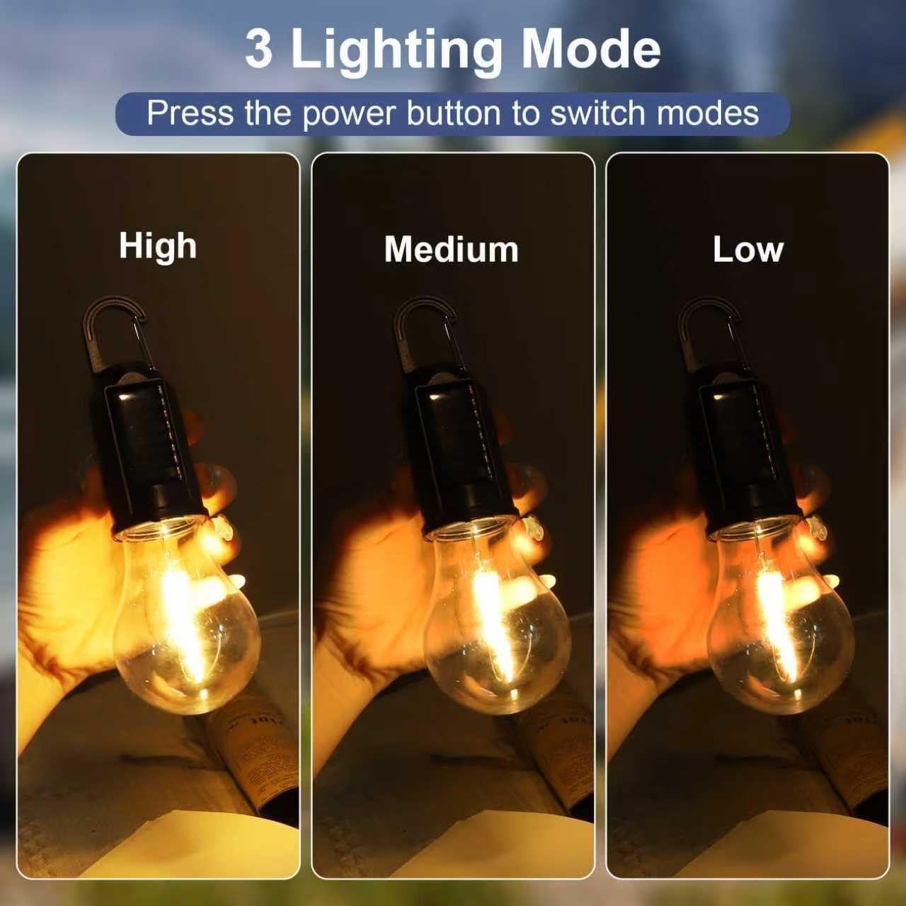 Solar-LED-Campinglampen Typ-C  – Photocell Outdoor Lighting Bewertung und Preis