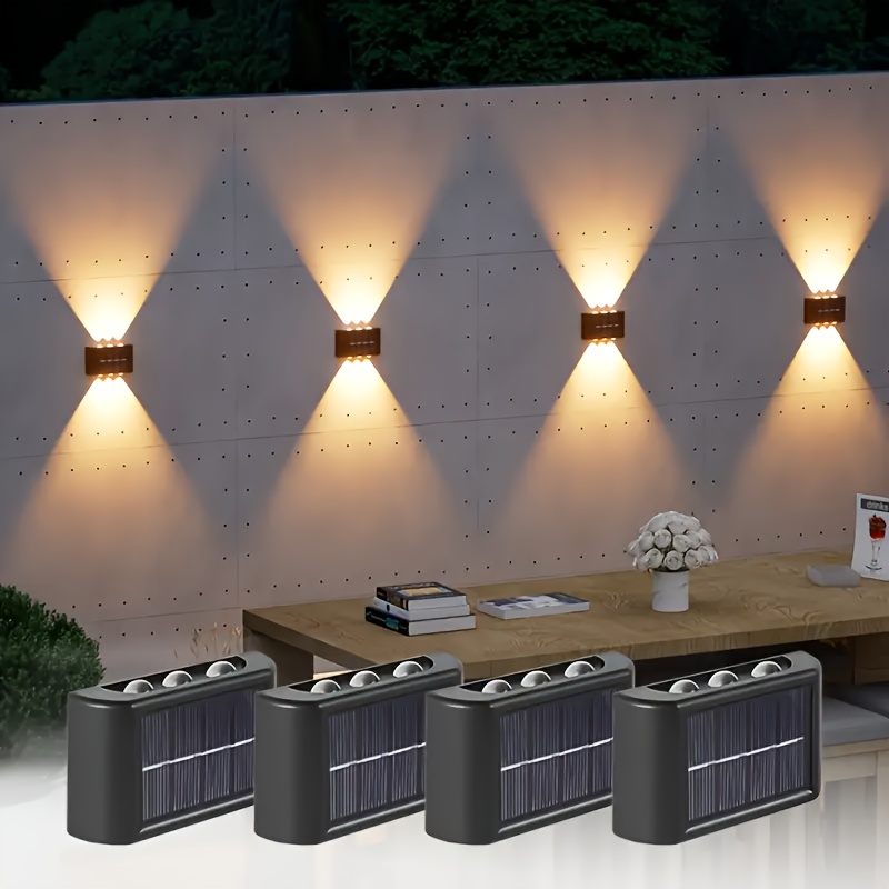 LED Solarleuchte für Außen, Wa – Photocell Outdoor Lighting Bewertung und Preis