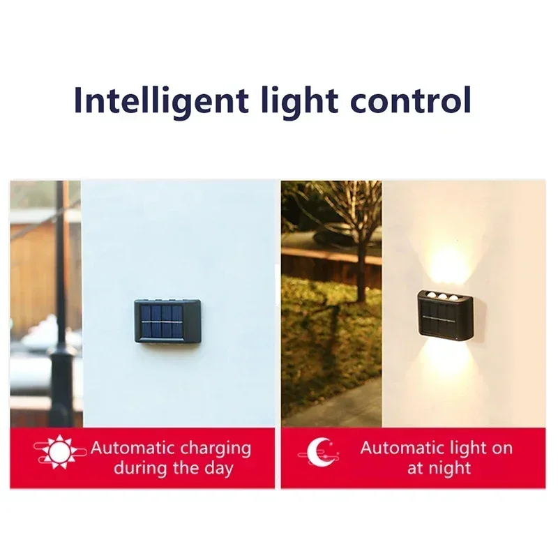 LED Solarleuchte für Außen, Wa – Photocell Outdoor Lighting Bewertung und Preis