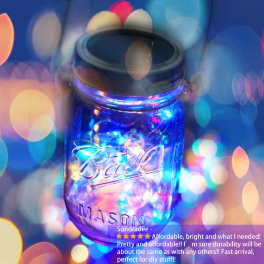 30 LED 10er-Pack Einmachglas-L – Solar Fairy String Bewertung und Preis