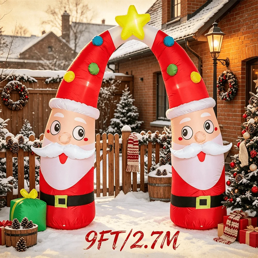 9FT/2,7M Weihnachtlicher aufbl – Outdoor Lighting Xmas Bewertung und Preis
