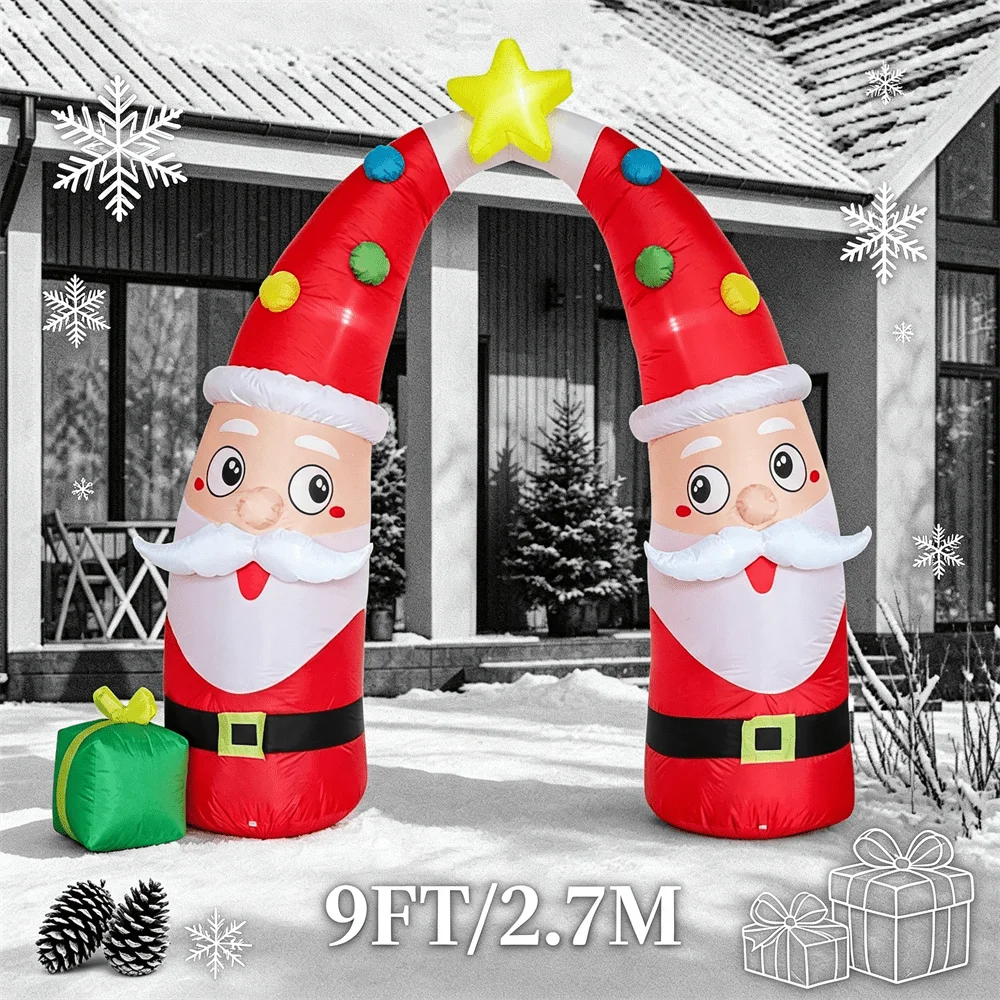 9FT/2,7M Weihnachtlicher aufbl – Outdoor Lighting Xmas Bewertung und Preis