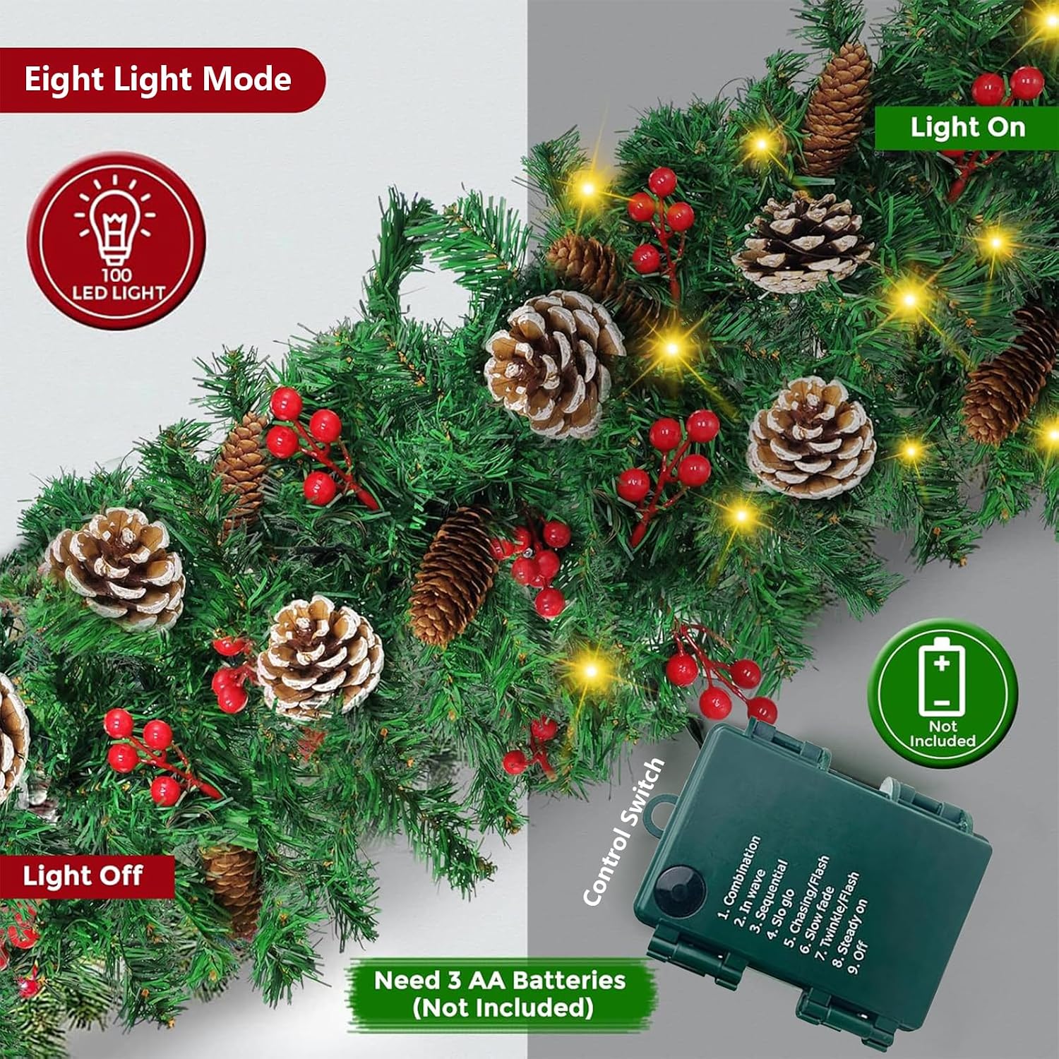 3,66 m lange, vorbeleuchtete W – Outdoor Lighting Xmas Bewertung und Preis