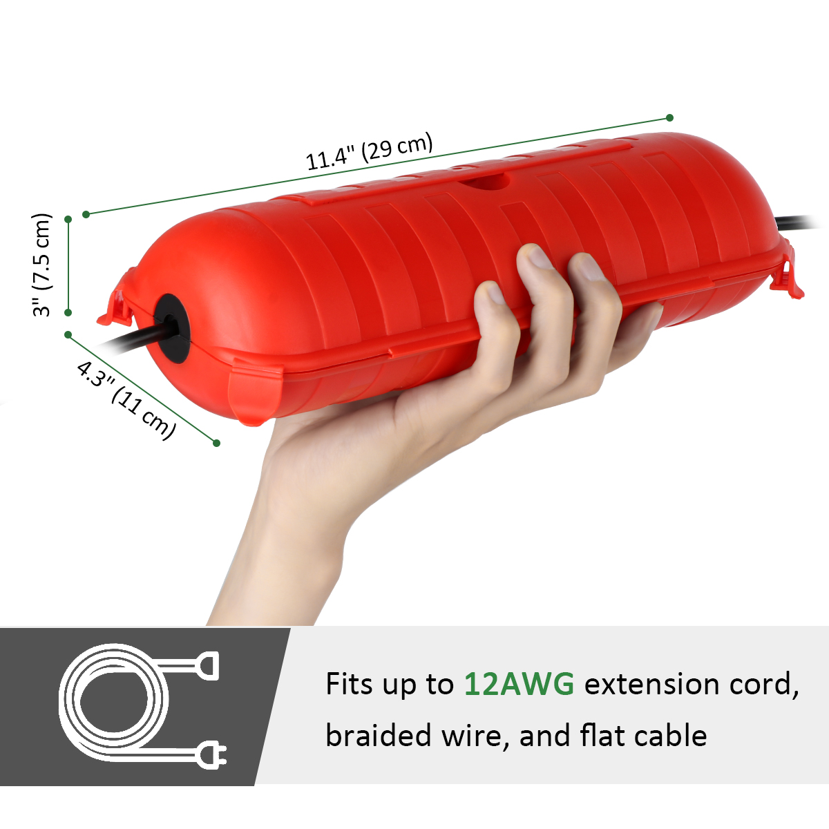 Wetterfeste IP54 Außenverlänge – Outdoor Lighting Extension Cord Bewertung und Preis