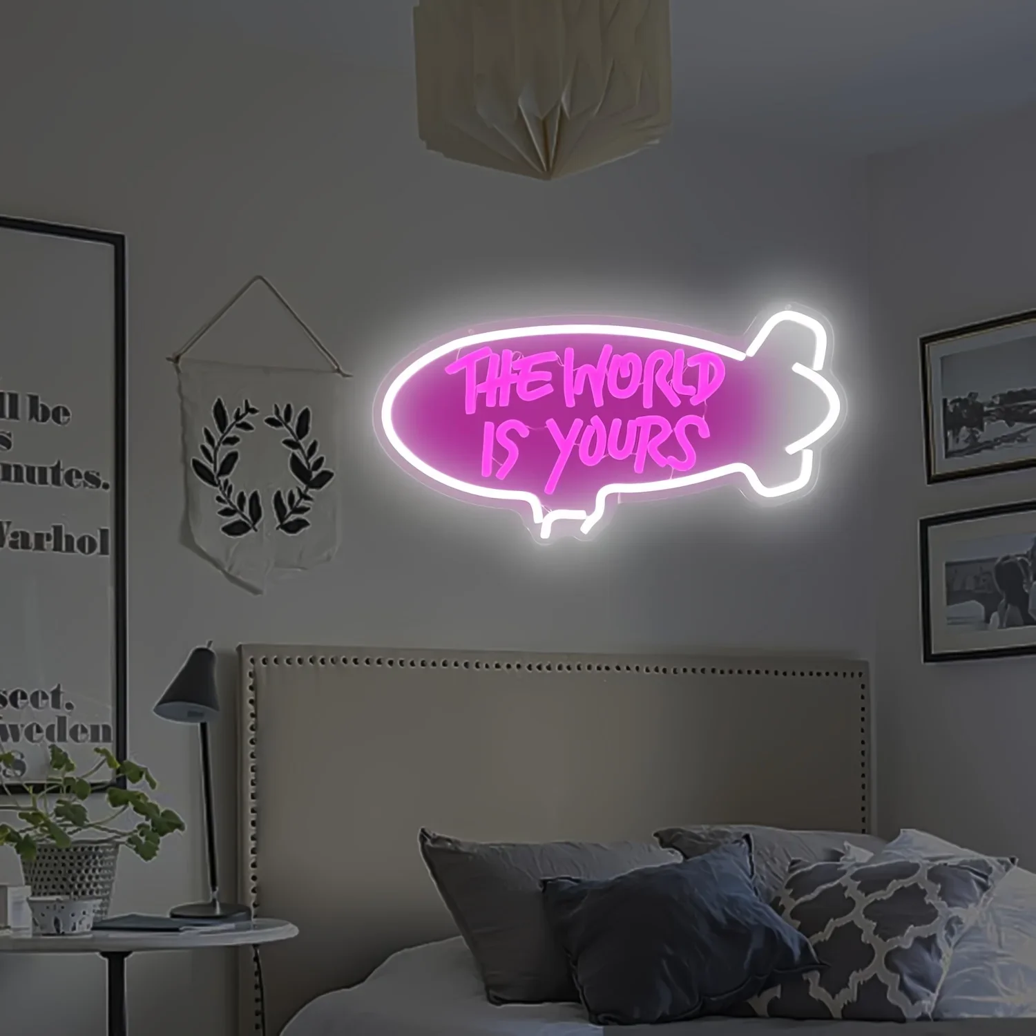 The World Is Yours Blimp Neon- – Outdoor Lighting For Your Home Bewertung und Preis