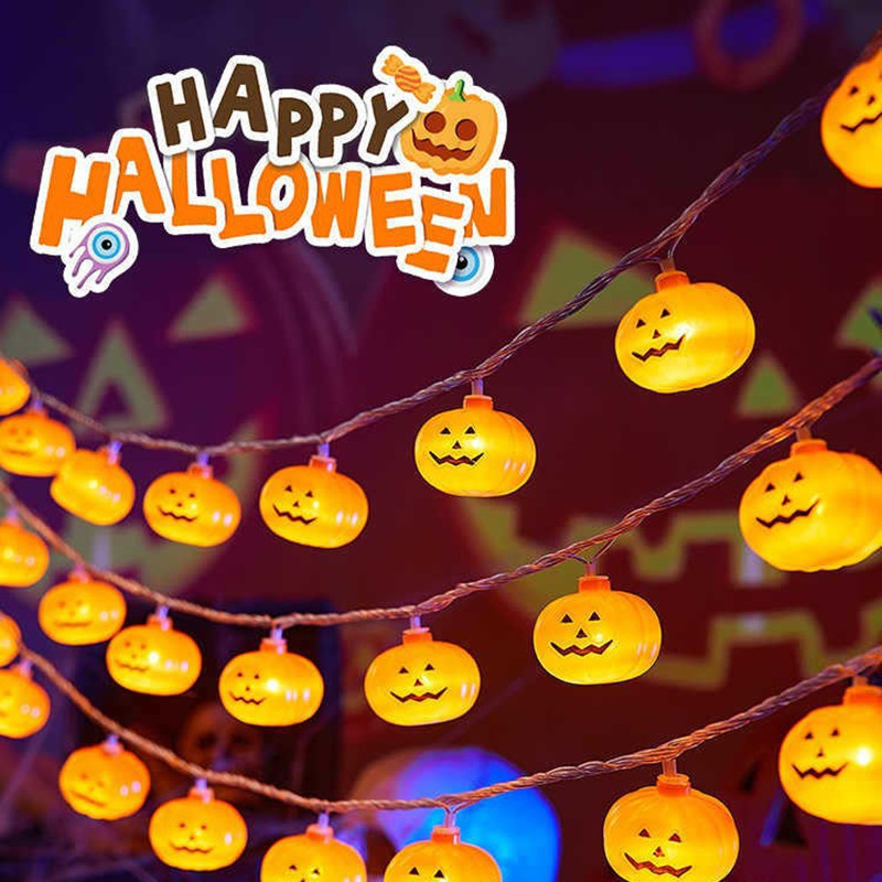 40 LEDs Halloween Kürbis LED L – Outdoor Lighting For Front Of House Bewertung und Preis