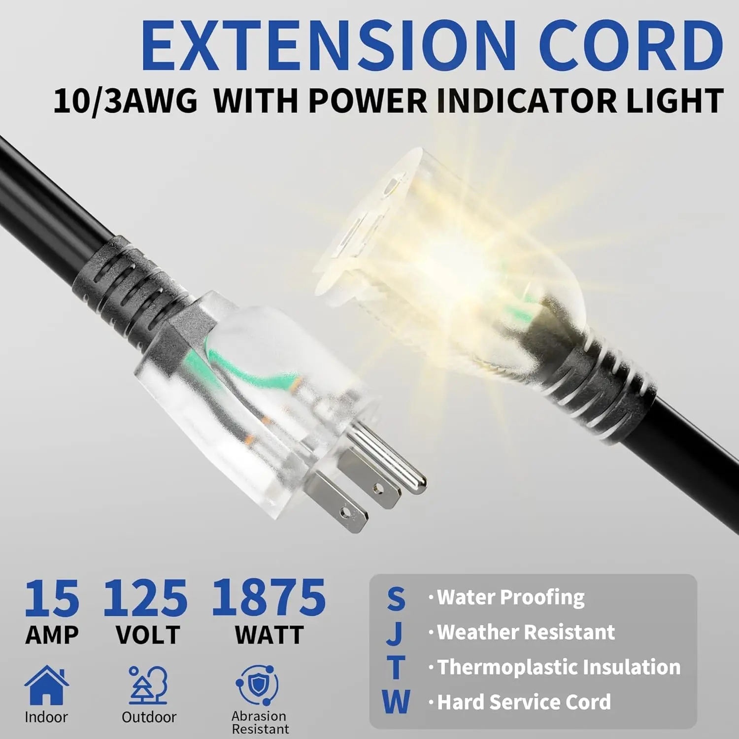 30 m Außen-/Innen-Verlängerung – Outdoor Lighting Extension Cord Bewertung und Preis