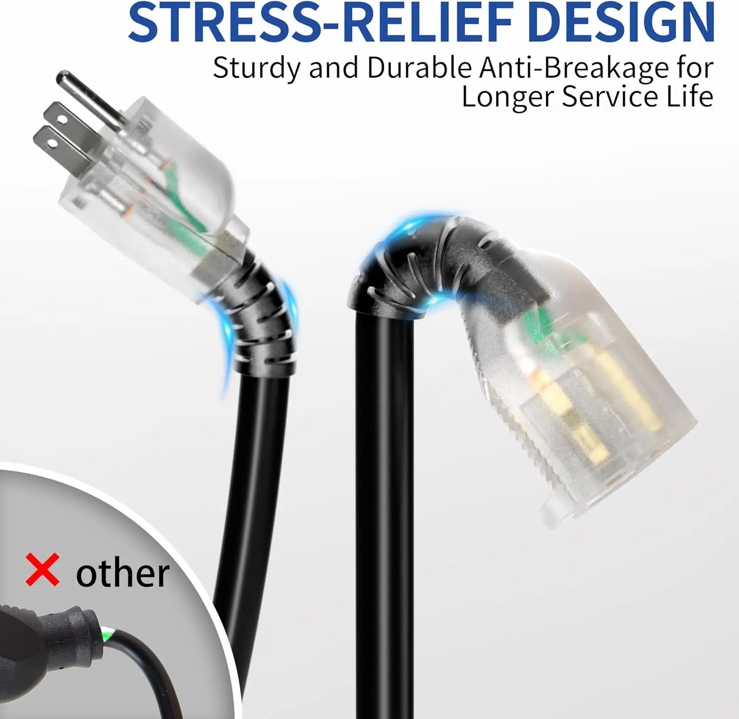 30 m Außen-/Innen-Verlängerung – Outdoor Lighting Extension Cord Bewertung und Preis