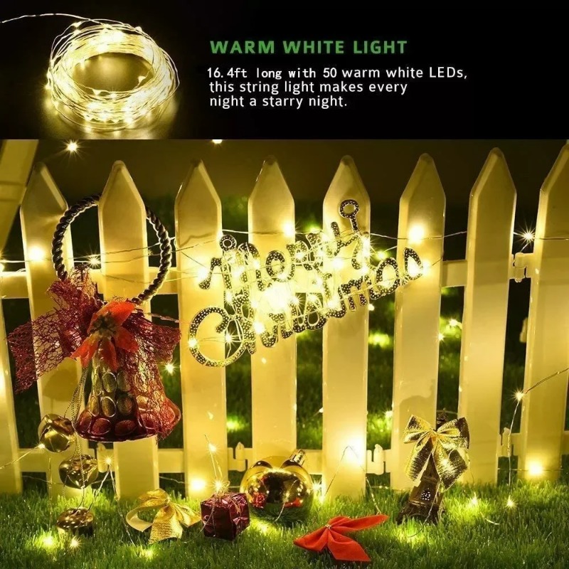 1 Stück Outdoor Solar-Lichterk – Solar Fairy String Bewertung und Preis
