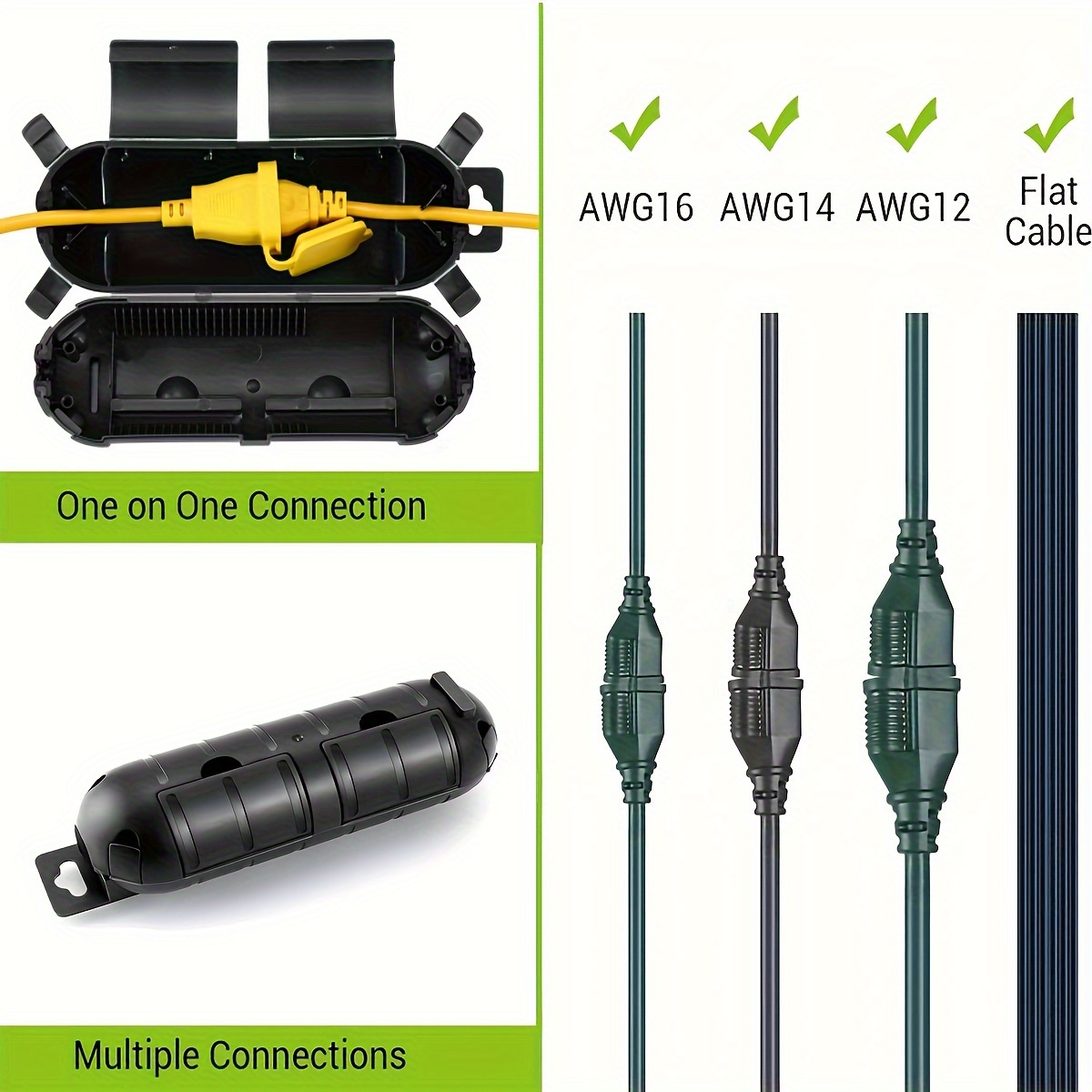 Sicherheitsabdeckungen für Auß – Outdoor Lighting Extension Cord Bewertung und Preis