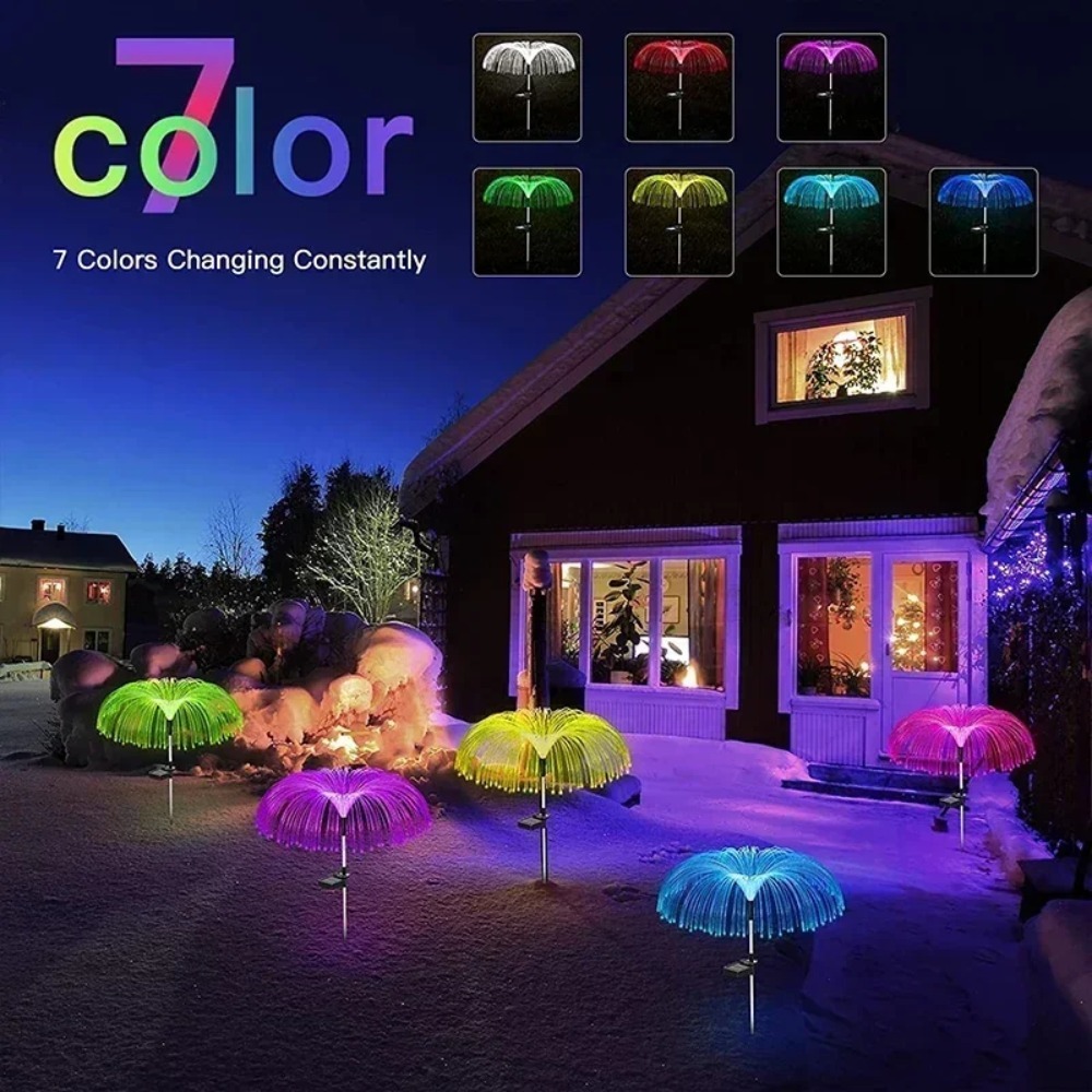 LED-Solar-Quallenleuchten mit  – Outdoor Lighting Jellyfish Bewertung und Preis