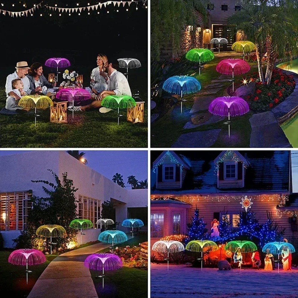 LED-Solar-Quallenleuchten mit  – Outdoor Lighting Jellyfish Bewertung und Preis
