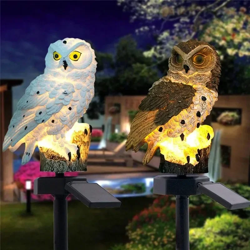 Solar-Eulen-Statue Gartenleuch – Photocell Outdoor Lighting Bewertung und Preis