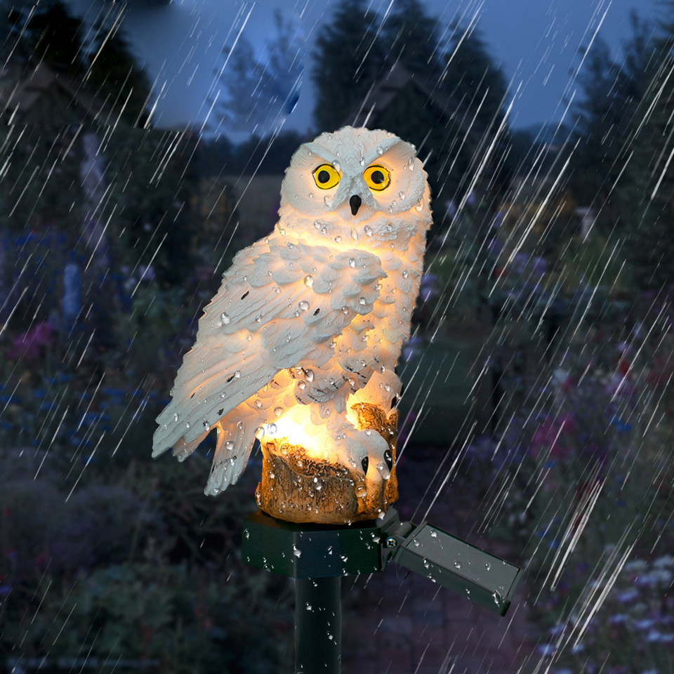 Solar-Eulen-Statue Gartenleuch – Photocell Outdoor Lighting Bewertung und Preis