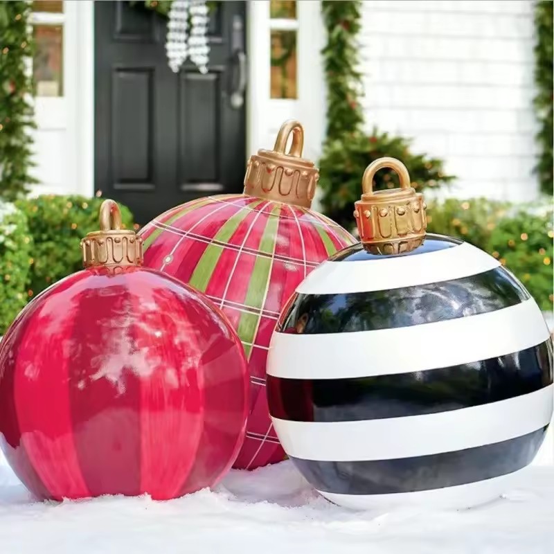 60cm Aufblasbare Weihnachtskug – Outdoor Lighting Xmas Bewertung und Preis