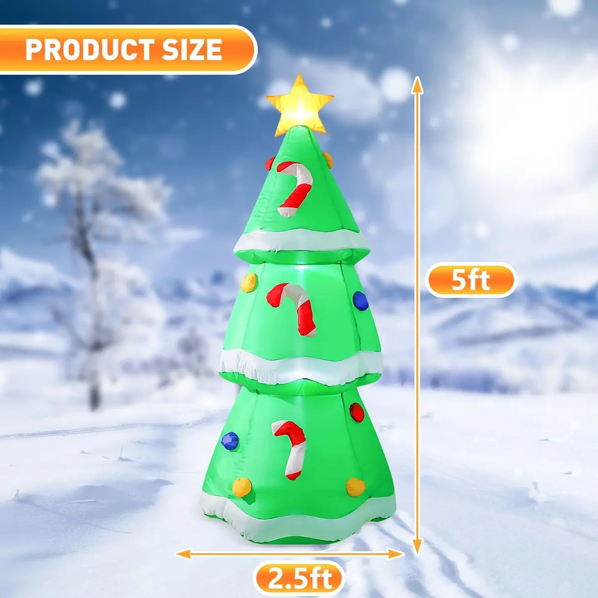 5FT/1,5M Weihnachts-Aufblasbar – Outdoor Lighting Xmas Bewertung und Preis